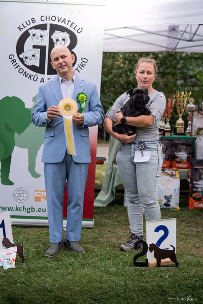 Klub chovatelů grifonků a brabantíků — Speciální výstava - dopoledne – Belgický grifonek